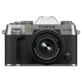 FUJIFILM ミラーレス一眼カメラ X-T50 JP XC15-45mmレンズキット シルバー（日本語・英語のみ対応）【JAN:4547410556537】