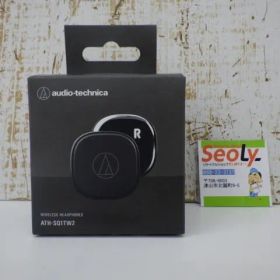 オーディオテクニカ ATH-SQ1TW2 ワイヤレスイヤホン Bluetooth5.2 小型 軽量 最大20時間再生 マルチポイント マルチペアリング IPX5 ワイヤレス 充電 ブラック ATH-SQ1TW2 未使用品