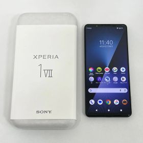 【ほぼ新品】XPERIA 1 Ⅶ SOG15 256GB スレートブラック SIMフリー KUS21920