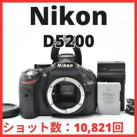 C30[7177]10 ニコン Nikon D5200 ボディ 【ショット数 10，821回】