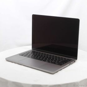 (中古)MacBook Pro 14.2-inch Late-2021 MKGP3J/A M1 Pro 8コアCPU_14コアGPU 16GB SSD512GB スペースグレイ (15.3 Sequoia)(198-ud)