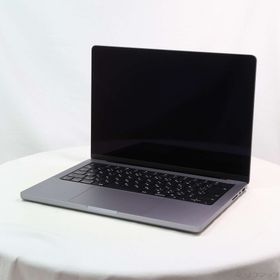 (中古)MacBook Pro 14.2-inch Late-2021 MKGP3J/A M1 Pro 8コアCPU_14コアGPU 16GB SSD512GB スペースグレイ (26.3 Tahoe)(276-ud)