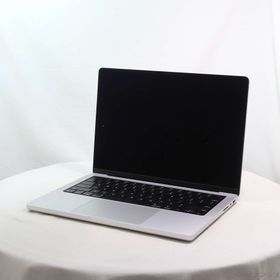 (中古)MacBook Pro 14.2-inch Late-2021 MKGR3J/A M1 Pro 10コアCPU_14コアGPU 16GB SSD512GB シルバー (26.3 Tahoe)(251-ud)