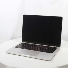 (中古)Apple MacBook Pro 14.2-inch Late-2021 MKGR3J/A Apple M1 Pro 8コアCPU_14コアGPU 16GB SSD512GB シルバー (26.3 Tahoe)(344-ud)