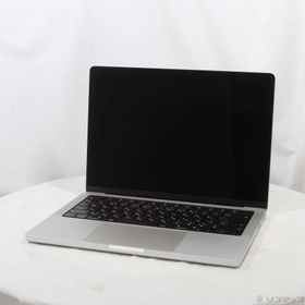 (中古)Apple MacBook Pro 14.2-inch Late-2021 MKGR3J/A Apple M1 Pro 8コアCPU_14コアGPU 16GB SSD512GB シルバー (26.3 Tahoe)(258-ud)