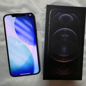 【美品】iPhone12ProMax 256GB グラファイトSIMフリー