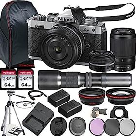 【中古】Nikon Zfc ミラーレスカメラ NIKKOR Z 28mm f/2.8 (SE) レンズ + NIKKOR Z DX 50-250mm f/4.5-6.3 VRレンズ + 500mm f/8フォーカスレンズ + 128G