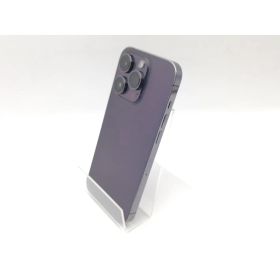 【中古】Apple docomo 【SIMフリー】 iPhone 14 Pro 512GB ディープパープル MQ283J/A【熊本】保証期間1ヶ月【ランクC】