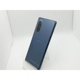 【中古】SONY SoftBank 【SIMロック解除済み】 Xperia 5 ブルー 6GB 64GB 901SO【新橋烏森通り】保証期間1ヶ月【ランクC】