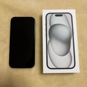 iPhone15 ブラック 128GB 90% 箱付き 傷なし