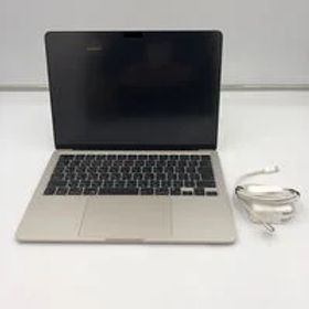中古 Apple MacBook Air 13インチ 2022 (M2 8CPU 8GPU/8GB/256GB) スターライト MLY13J/A 5160000670 状態： C:並品