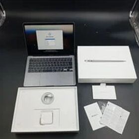 中古 Apple MacBook Air 13インチ 2020 (M1 8CPU 7GPU/8GB/256GB) スペースグレイ MGN63J/A 144573 状態： C:並品