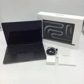 中古 Apple MacBook Pro 14.2インチ 2024(M4 10CPU 16GPU/16GB/512GB) スペースブラック MW2U3J/A 5070001669 状態： B:良品