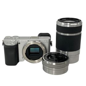 SONY α6400 E 55-210mm F4.5-6.3 OSS E PZ 16-50mm F3.5-5.6 OSS デジタル一眼カメラ レンズ2本セット ソニー 中古 W11160484