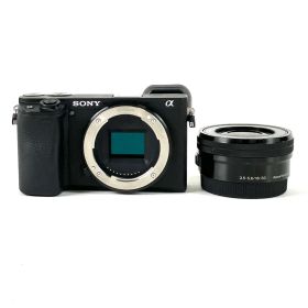 ソニー SONY α6400 パワーズームレンズキット ILCE-6400L ブラック デジタル ミラーレス 一眼カメラ 【中古】