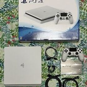 動作確認済 初期化済 欠品無 PS4 500GB CUH-2100A B02 グレイシャー・ホワイト SONY PlayStation4 本体