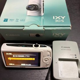 Canon IXY 30S キャノン ホワイト 中古 デジカメ
