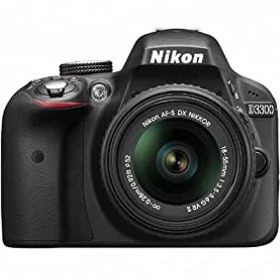 【中古】 Nikon ニコン デジタル一眼レフカメラ D3300 18-55 VR IIレンズキット ブラック D3300LKBK