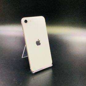 【全額返金保証】【最速発送】 iPhone SE (第3世代) 64GB Starlight au SIMフリー 白ロム 動作確認済 86%