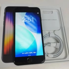 【SIMフリー】iPhone SE 第3世代/A2782/64GB/ミッドナイト〈MMYC3J/A〉(2)