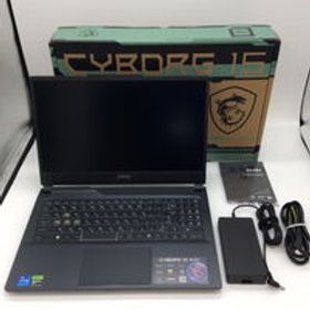中古 MSI Cyborg-15-A13VFK-1002JP(i7-13620H/16GB/SSD512GB/なし/RTX4060 8GB/15.6/1920x1080/W11H) 1300007877 状態： B:良品