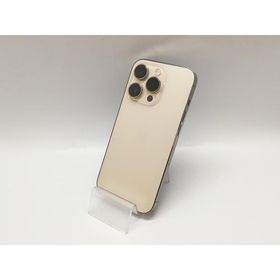 【中古】Apple au 【SIMフリー】 iPhone 14 Pro 128GB ゴールド MQ073J/A【博多】保証期間１ヶ月【ランクC】