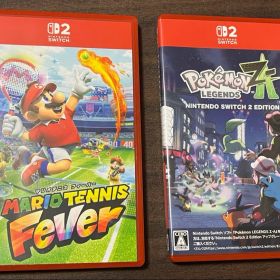 マリオテニスフィーバー、ポケモンレジェンズZA 2本セット switch2