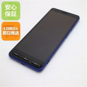 新品同様 かんたんスマホ2＋ A201KC ブルー スマホ 白ロム 土日祝発送OK 05000