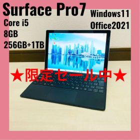 【良品】Surface Pro 7 i5 8G 256GB＋1TB Win11