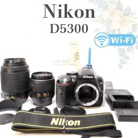 一眼レフデビューに✨ニコン D5300✨ダブルレンズセット Wi-Fi対応