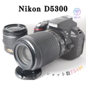【ショット数754回】Nikon D5300 ダブルズーム✨極美品 Wi-Fi