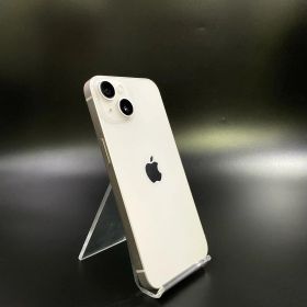 【全額返金保証】【最速発送】 iPhone 14 128GB Starlight docomo SIMフリー 白ロム 動作確認済 84%
