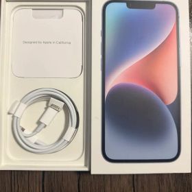 Apple iPhone 14 本体 128G ブルー 充電ケーブル付