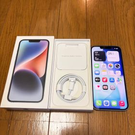 【バッテリー新品】【付属品完備】iPhone14 128GB ブルー
