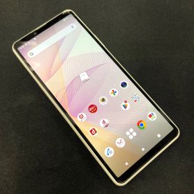 【訳あり品】Xperia 10 lll docomoSIMロック解除済 128GB SO-52B ホワイト【保証なし】