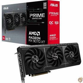 【最大1000円クーポン】ASUS Prime Radeon RX 9070 XT OCエディショングラフィックスカード (PCIe 5.0、HDMI/DP 2.1、2.5スロットデザイン、axialtechファン、デュアルボールファンベアリング、デュアルBIOS、GPUガード)。