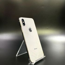 【最速発送】 iPhone X 256GB シルバー docomo SIMフリー 白ロム【難有】 70%