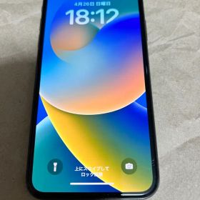★【ジャンク・動作OK】iPhoneX 256GB SIMフリー背面割れ