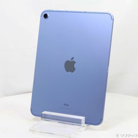 (中古)Apple iPad 第10世代 256GB ブルー MQ6U3J/A SoftBankロック解除SIMフリー(352-ud)