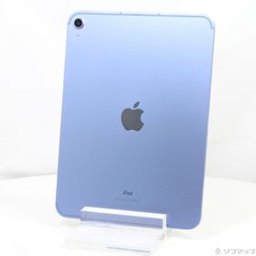 (中古)Apple iPad 第10世代 256GB ブルー MQ6U3J/A SoftBankロック解除SIMフリー(377-ud)