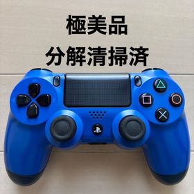 極美品 SONY PS4 純正 コントローラー DUALSHOCK 4 ブルー(家庭用ゲーム機本体)