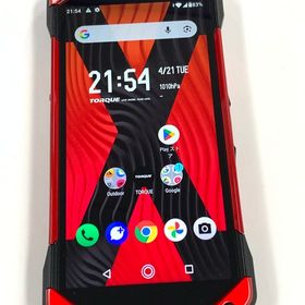 au SIMフリー TORQUE 5G レッド KYG01