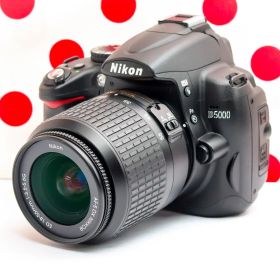 ニコン Nikon D5000❤スマホ転送OK❤動画撮影・自撮り可❤手振れ補正付