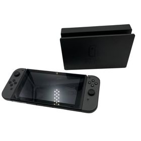 ■Nintendo Switch HAC-001 本体 ドックのみ付属 動作確認済 背面傷あり 使用感あり2492056