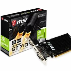 MSIファンレス・ロープロファイル対応GeForceGT710グラフィックスカードメモリ2GBモデルGT7102GD3HLP