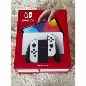 ニンテンドースイッチ(Nintendo Switch)の新品・未開封 Nintendo Switch 有機ELモデル ホワイト(家庭用ゲーム機本体)
