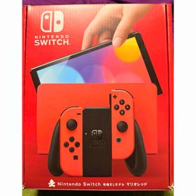 ニンテンドースイッチ(Nintendo Switch)のNintendo Switch 有機ELモデル マリオレッド(家庭用ゲーム機本体)