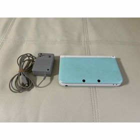 ニンテンドー3DS(ニンテンドー3DS)の任天堂 ニンテンドー3DS LL ミントグリーン 本体 充電器付き(家庭用ゲーム機本体)