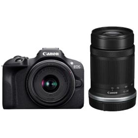 CANON｜キヤノン EOS R100 ダブルズームキット ミラーレス一眼カメラ ブラック [ズームレンズ+ズームレンズ]