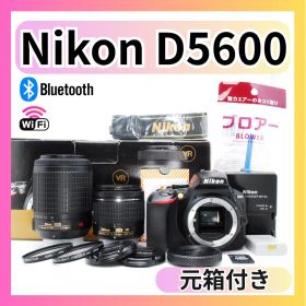 ❣️美品❣️ Nikon D5600 Wi-Fi スマホ転送 自撮り手振れ補正 元箱